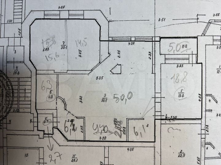 4-к. квартира, 125,1 м², 2/5 эт.