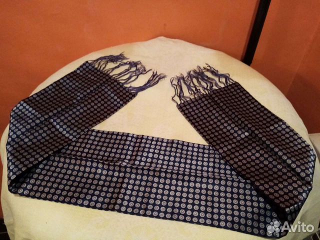 Мужской шелковый шарф