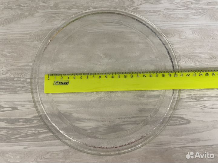 Тарелка для микроволновки с крестовиной 24,5 см