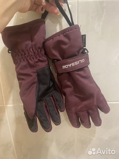 Перчатки горнолыжные, XS, 6 см ширина руки