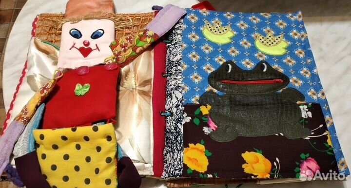 Развивающая мягкая книжка ручной работы