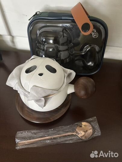 Чашка новая панда в чехле