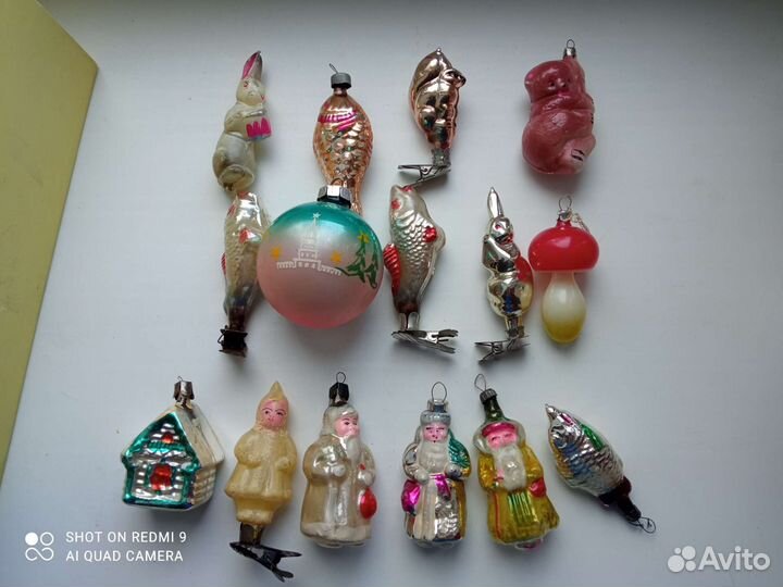 Елочные игрушки СССР редкие