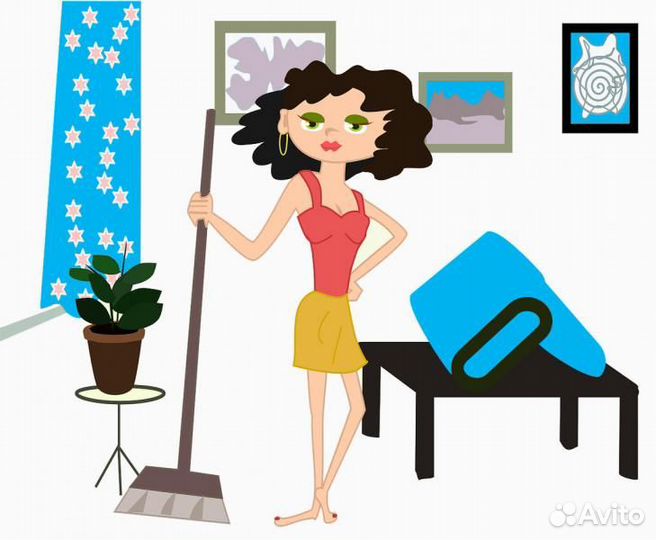 Уборка квартир, домработница