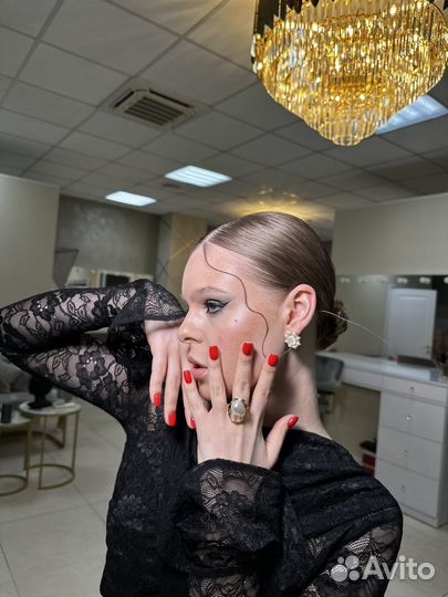 Макияж и прическа полный образ