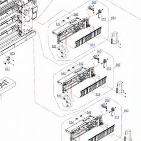 Узел подачи Epson WF-C17590D4TWF / WF-C20590 D4TWF