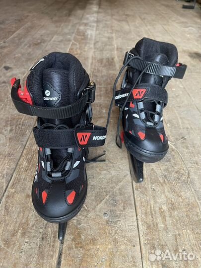 Коньки детские раздвижные 26-31