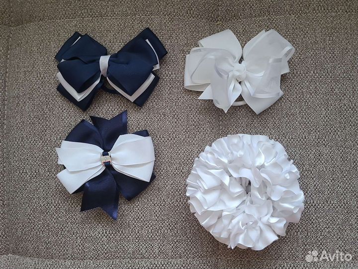 Резинки для волос, ободок и заколки для школы