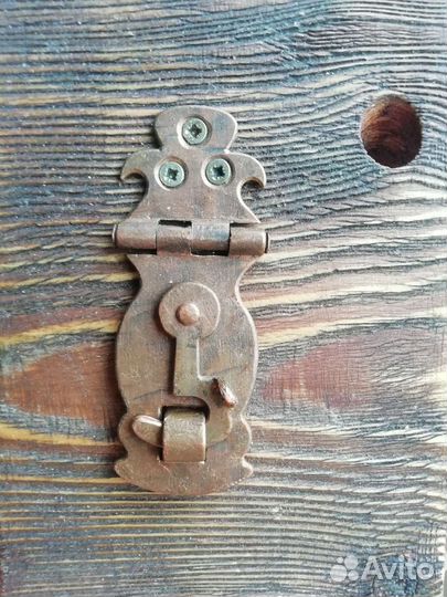 Петля - замок медная