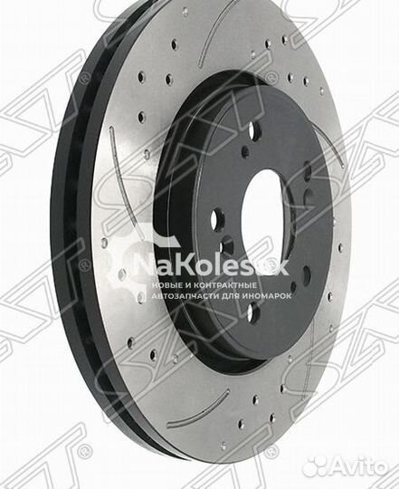 Комплект дисков тормозных передний перфорированные