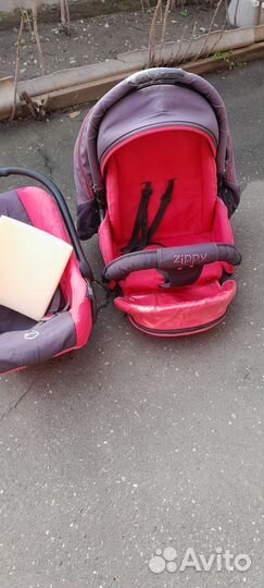 Коляска 3 в 1 tuttis zippy