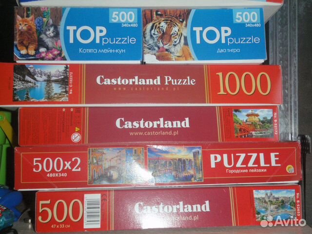 Пазлы 500 и 1000