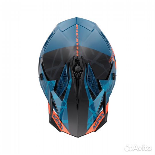 New Шлем Acerbis X-track 22-06 Black/Green