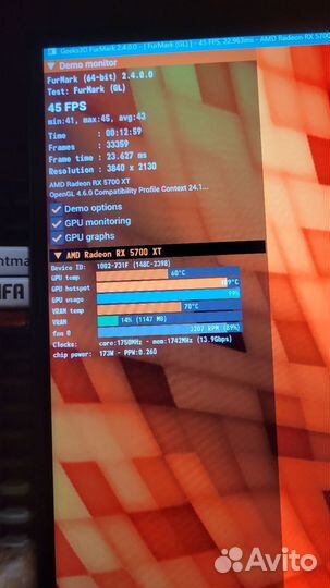 Видеокарта rx5700xt