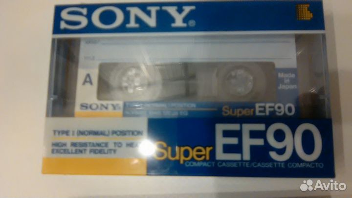 Sony SuperEF Аудиокассета в упаковке оригинал