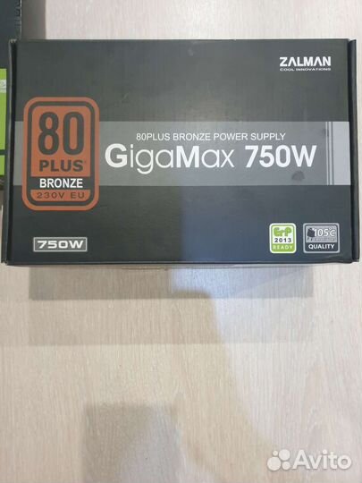 Блок питания для пк 750w GigaMax