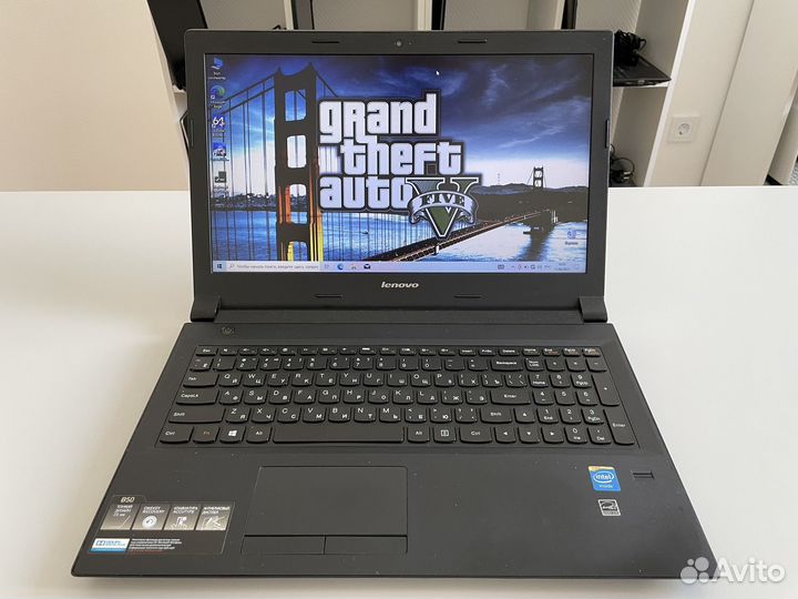 Быстрый ноутбук Lenovo SSD/intel/4gb