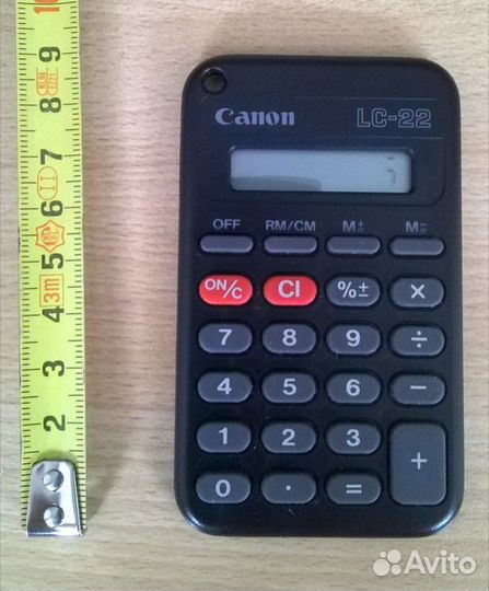 Калькулятор Canon LC-22 Винтаж