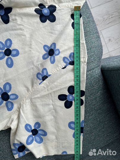 Рубашка льняная Uniqlo x marimekko