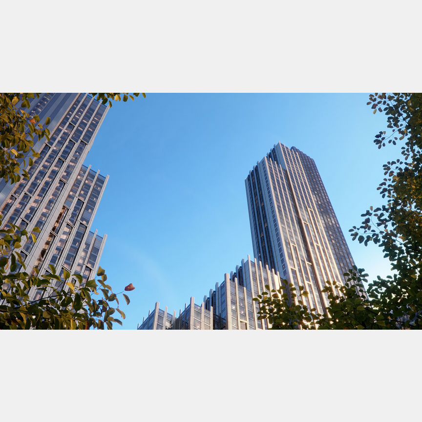 3-к. квартира, 89,6 м², 8/56 эт.