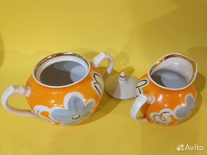 Дулево сахарница и молочник