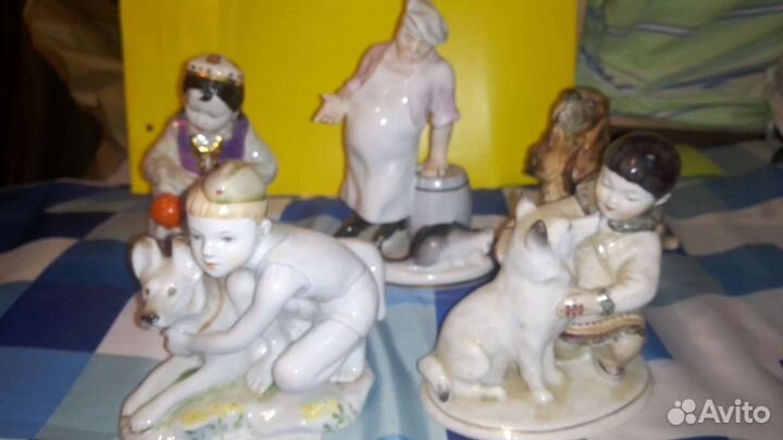 Фарфоровые статуэтки времен СССР