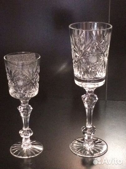 Фужеры хрустальные