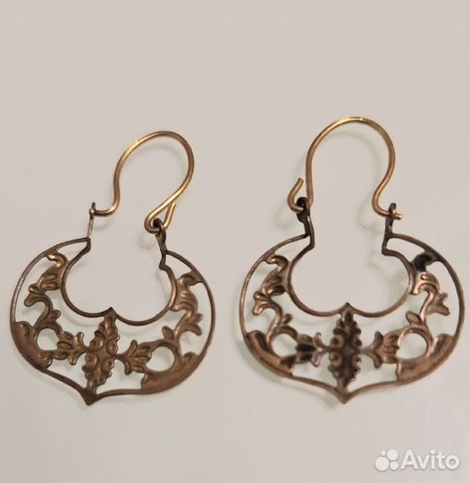 Серьги времен СССР