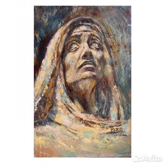 Картина маслом мужчина, 30/45 см