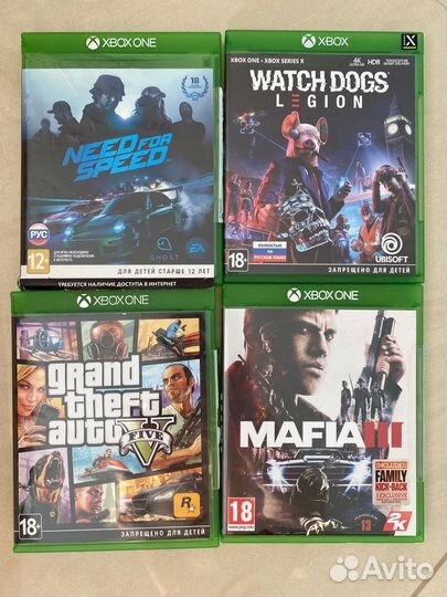 Диски на xbox one