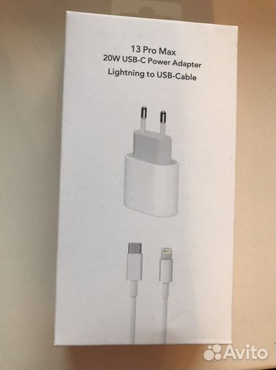 Зарядник для iPhone, Type-C 20w быстрая зарядка