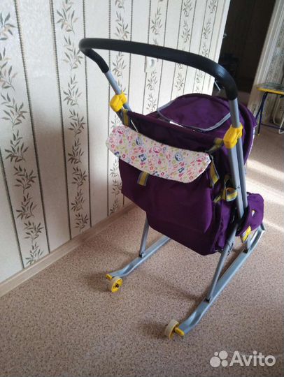 Санки коляска nika