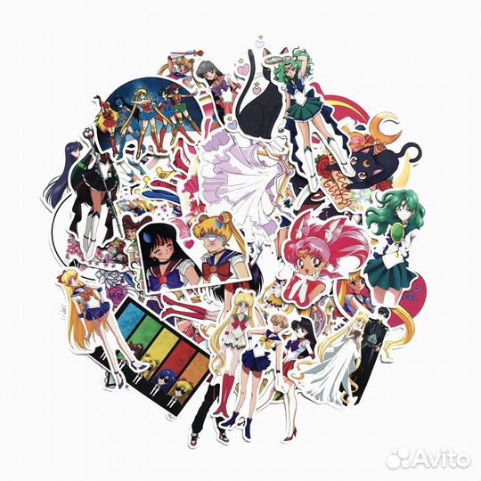 Наклейки sailor moon