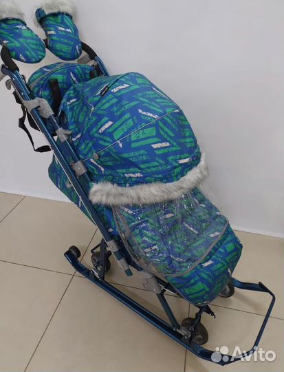 Детские санки коляска