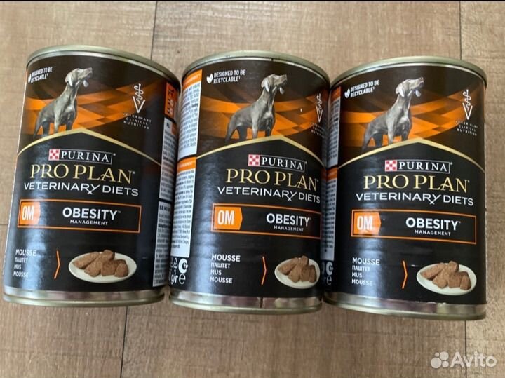 Корм для собак Purina Pro Plan Veterinary diets OM