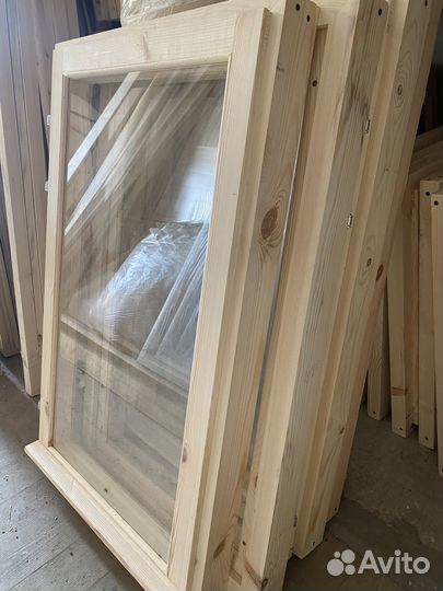 Окно деревянное из массива сосны(ели)