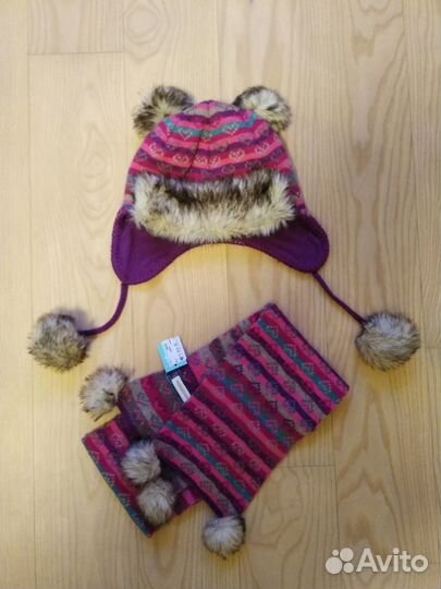 Новый комплект Monsoon, шапка Lassie, Hello Kitty