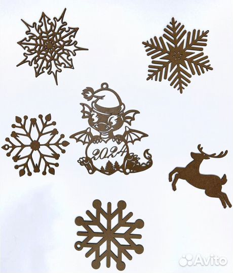 Новогодние украшения/Подарки/Сувениры/хдф 4 мм