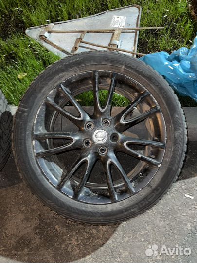 Литые диски R18 enkei 5х114,3 nissan/infiniti