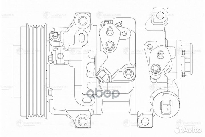 Компрессор кондиционера toyota corolla 07