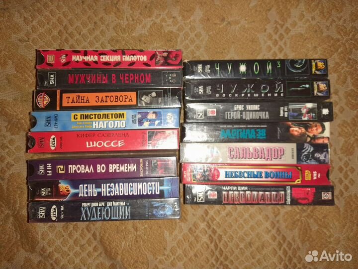 Видеокассеты vhs с фильмами