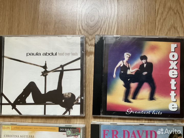 Музыка на CD:Madonna, Аguilera,Roxette, Abdul