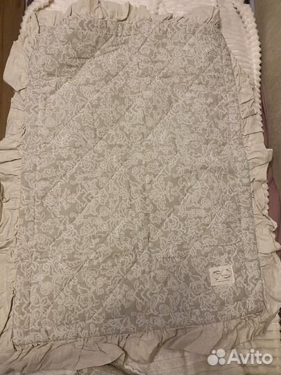 Детское льняное стёганое одеяло.Новое