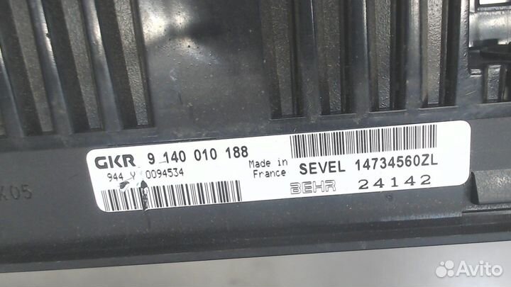 Переключатель отопителя Peugeot 806, 1998