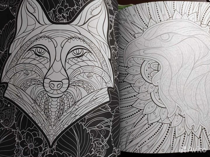 Раскраска-Антистресс Свет и тень