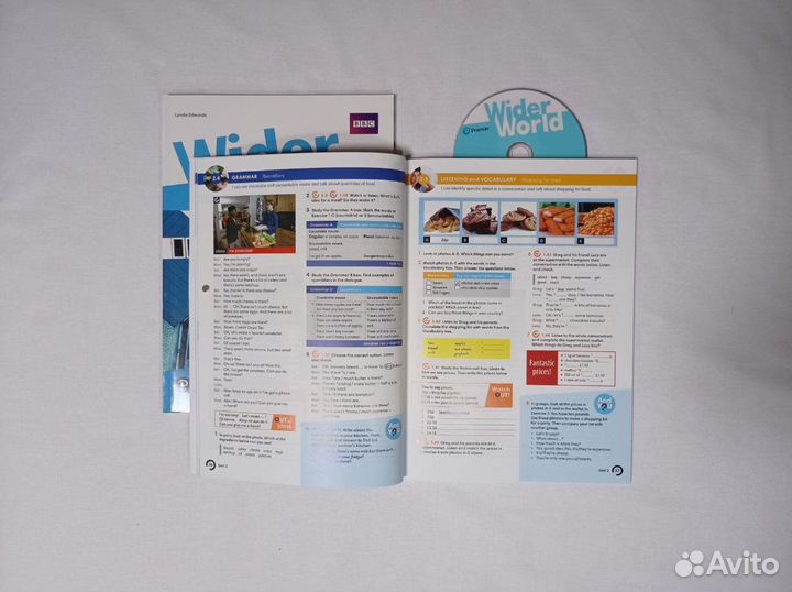 Wider world 1 / комплект (SB, WB,CD) новый