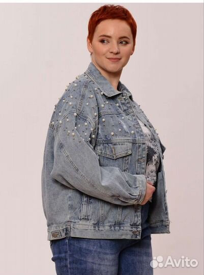 Куртка джинсовая 58