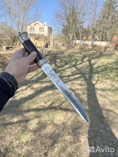 Нож пластунский ручной работы