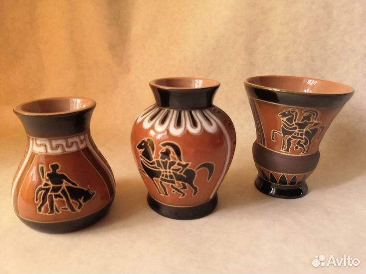 Вазочки керамика, декоративные