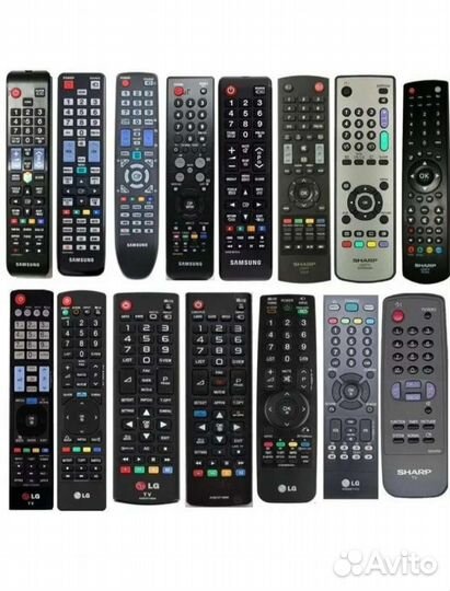 Пульты д.у. для телевизоров, приставок, ресиверов